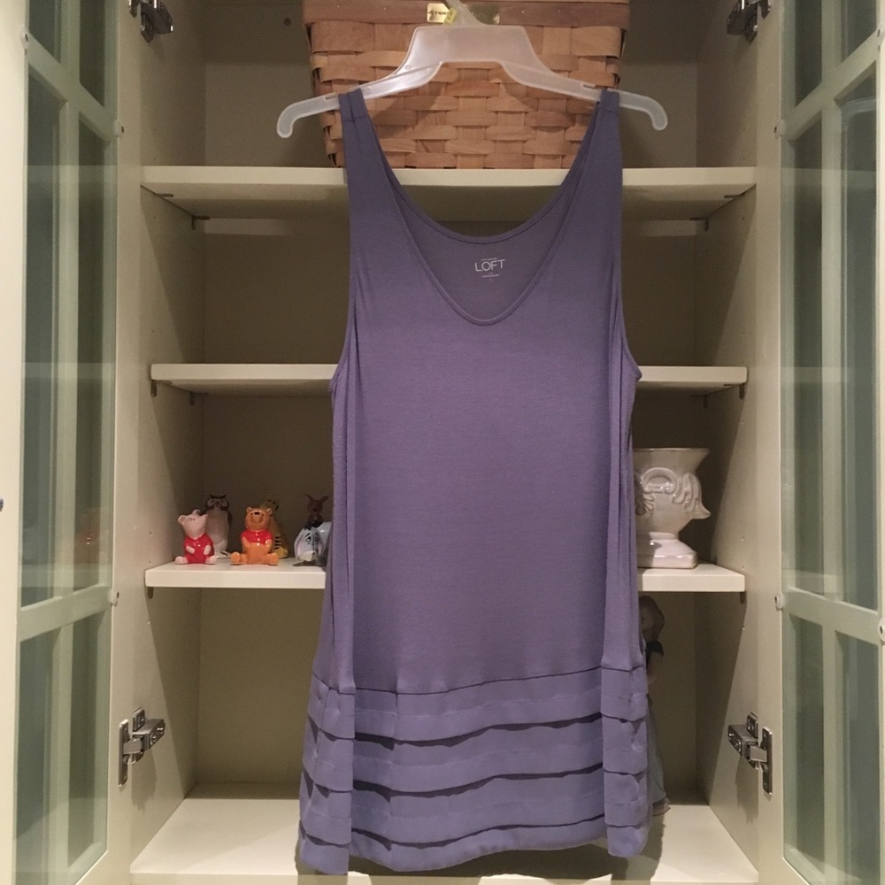 Loft size Large lavender top